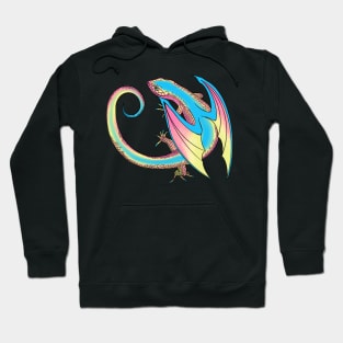 Pansexual Pride Dragon Hoodie